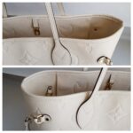 LV M46676 Neverfull MM Cream Empreinte Leather and Gold Hardware #RORE-1 - Image 13