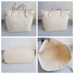 LV M46676 Neverfull MM Cream Empreinte Leather and Gold Hardware #RORE-1 - Image 2
