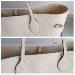 LV M46676 Neverfull MM Cream Empreinte Leather and Gold Hardware #RORE-1 - Image 14