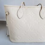 LV M46676 Neverfull MM Cream Empreinte Leather and Gold Hardware #RORE-1 - Image 6