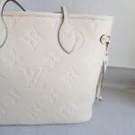 LV M46676 Neverfull MM Cream Empreinte Leather and Gold Hardware #RORE-1 - Image 7