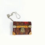 LV Mini Essential Trunk Brown Monogram Coated Canvas/Leather and Silver Hardware #RRRE-1