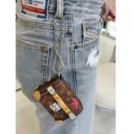 LV Mini Essential Trunk Brown Monogram Coated Canvas/Leather and Silver Hardware #RRRE-1 - Image 26