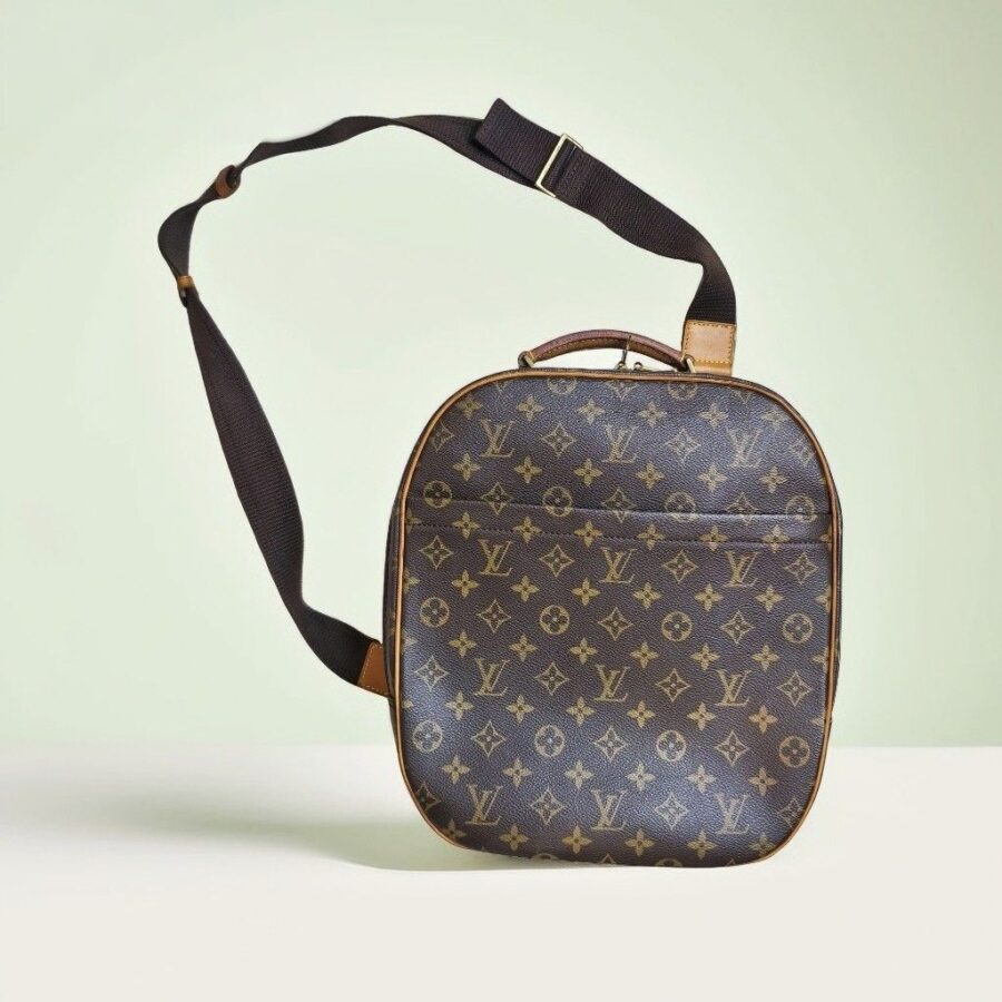 LV Sac A Dos Packall 3way Bag Brown Monogram Coated Canvas with Leather and Gold Hardware #ROYE-1