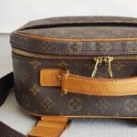 LV Sac A Dos Packall 3way Bag Brown Monogram Coated Canvas with Leather and Gold Hardware #ROYE-1 - Image 8