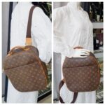 LV Sac A Dos Packall 3way Bag Brown Monogram Coated Canvas with Leather and Gold Hardware #ROYE-1 - Image 26