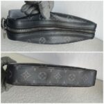 LV Trio Messenger Monogram Eclipse Coated Canvas/ Monogram with Leather and Silver Hardware #RRRO-1 - Image 8