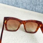 LV Z1615W Blade Square Sunglasses Acetate Frame Gold Hardware #RROR-1 - Image 5