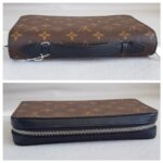 LV Zippy XL Wallet Brown Monogram Macassar Coated Canvas with Leather and Silver Hardware #RCRE-2 - Image 7