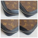 LV Zippy XL Wallet Brown Monogram Macassar Coated Canvas with Leather and Silver Hardware #RCRE-2 - Image 11