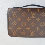 LV Zippy XL Wallet Brown Monogram Macassar Coated Canvas with Leather and Silver Hardware #RCRE-2 - Image 3