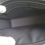 LV x Yayoi Kusama Pochette Voyage Monogram Eclipse Coated Canvas with Leather and Silver Hardware #RCOE-2 - Image 17