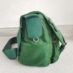 Prada Crossbody Bag Green Nylon with Silver Hardware #ROTO-17 - Image 8