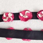 Prada Strap Pink/White Leather with Gold Hardware #RRTR-5 - Image 4