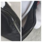 Prada Tote Black Nylon with Leather and Silver Hardware Bag #RRRR-1 - Image 8