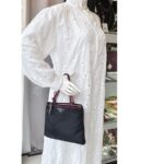 Prada Tote Black Nylon with Leather and Silver Hardware Bag #RRRR-1 - Image 23