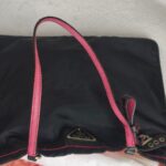 Prada Tote Black Nylon with Leather and Silver Hardware Bag #RRRR-1 - Image 15