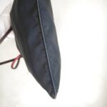 Prada Tote Black Nylon with Leather and Silver Hardware Bag #RRRR-1 - Image 9