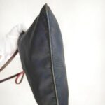 Prada Tote Black Nylon with Leather and Silver Hardware Bag #RRRR-1 - Image 10