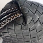Bottega Veneta Crossbody Bag Black Leather with Brunito finish Hardware #ROYR-10 - Image 13