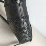 Bottega Veneta Crossbody Bag Black Leather with Brunito finish Hardware #ROYR-10 - Image 11