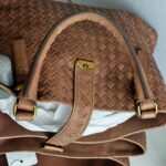 Bottega Veneta Roma Bag Brown Nappa Leather with Antique Gold Hardware #RROE-4 - Image 18