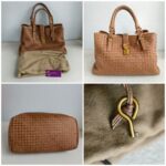 Bottega Veneta Roma Bag Brown Nappa Leather with Antique Gold Hardware #RROE-4 - Image 2