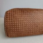Bottega Veneta Roma Bag Brown Nappa Leather with Antique Gold Hardware #RROE-4 - Image 9