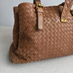 Bottega Veneta Roma Bag Brown Nappa Leather with Antique Gold Hardware #RROE-4 - Image 5