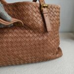 Bottega Veneta Roma Bag Brown Nappa Leather with Antique Gold Hardware #RROE-4 - Image 6