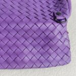 Bottega Veneta Small Hobo 2way-bag Purple Leather with Brunito finish Hardware #ROYR-8 - Image 4