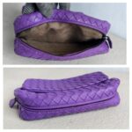 Bottega Veneta Small Hobo 2way-bag Purple Leather with Brunito finish Hardware #ROYR-8 - Image 22