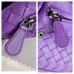 Bottega Veneta Small Hobo 2way-bag Purple Leather with Brunito finish Hardware #ROYR-8 - Image 23