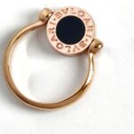 Bvlgari Flip Ring 18k Yellow Gold/Mother of pearl/Black Onyx Size 55 #GUUYR-8 - Image 5