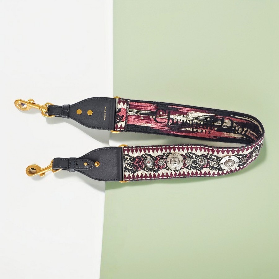 C Dior Strap Canvas/ Leather and Gold Hardware #GUUUL-3