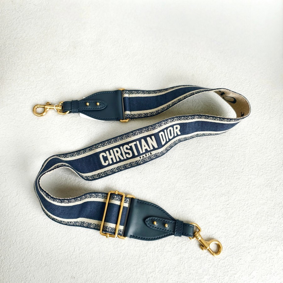 C Dior Strap Canvas Leather and Gold Hardware #RORT-9