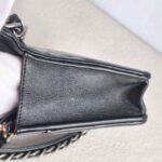 Chanel 19 WOC Wallet On Chain Black Lambskin with Gold/Ruthenium Hardware #GUUKS-1 - Image 7