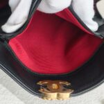 Chanel 19 WOC Wallet On Chain Black Lambskin with Gold/Ruthenium Hardware #GUUKS-1 - Image 25