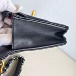 Chanel 19 WOC Wallet On Chain Black Lambskin with Gold/Ruthenium Hardware #GUUKS-1 - Image 8