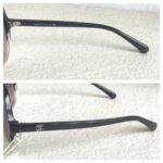 Chanel Black Acetate Frame Sunglasses #GUUKY-1 - Image 6