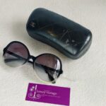 Chanel Black Acetate Frame Sunglasses #GUUKY-1 - Image 2