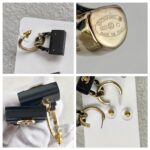 Chanel Black Quilted Bag Drop Earrings #GUUYR-9 - Image 11