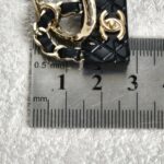 Chanel Black Quilted Bag Drop Earrings #GUUYR-9 - Image 13