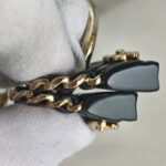 Chanel Black Quilted Bag Drop Earrings #GUUYR-9 - Image 10