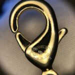 Chanel Black Quilted Bag Drop Necklace #GUUYR-10 - Image 9