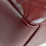 Chanel PST Maroon Grained Calfskin with Silver Hardware #GUUSU-2 - Image 12