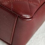 Chanel PST Maroon Grained Calfskin with Silver Hardware #GUUSU-2 - Image 11