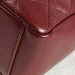 Chanel PST Maroon Grained Calfskin with Silver Hardware #GUUSU-2 - Image 10