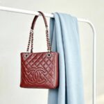 Chanel PST Maroon Grained Calfskin with Silver Hardware #GUUSU-2 - Image 31
