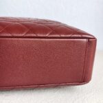 Chanel PST Maroon Grained Calfskin with Silver Hardware #GUUSU-2 - Image 8